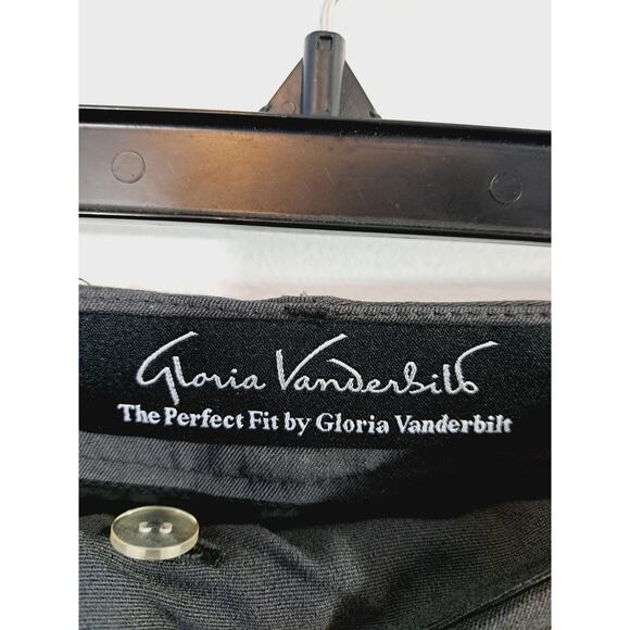 Gloria Vanderbilt New! Women's Gray Stretch Dress Pants In Size 18 Short - Picture 3 of 8